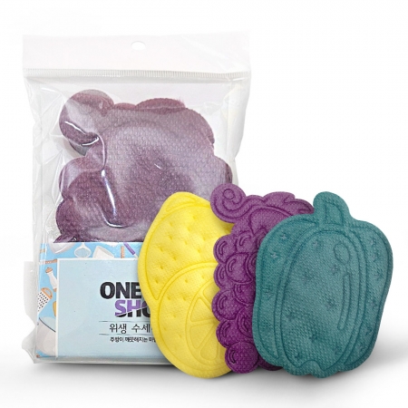 매일 위생적으로 사용하는 판촉 수세미 5매 #2