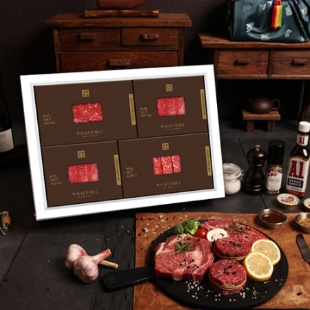 워커힐호텔 국내산 프리미엄 투뿔숙성한우 로스 스테이크 3종 특선(꽃삼보보) #2