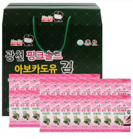 핑크솔트 아보카도유 구운 광천 김세트(32봉)추석 명절 선물세트 #2