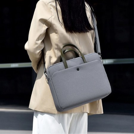 N041 투톤 노트북가방 맥북 그램 기념품 인쇄 주문제작 태블릿 파우치 서류 가방 #2