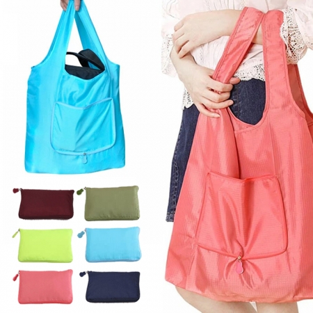 B121 원포켓 일체형 장바구니 컬러 바쿠백 시장가방 쇼핑백 인쇄 답례품 판촉물 #3