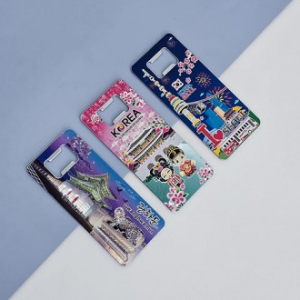 아름누리 전통일러스트 사각오프너 병따개