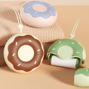 M136 도너츠 휴대용 여행용돌돌이 먼지제거 털제거 테이프클리너