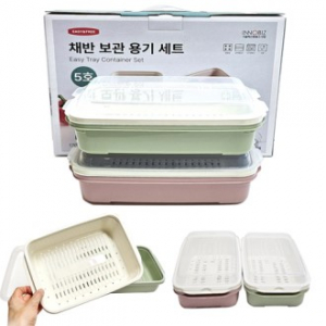 이지앤 채반보관용기 6P, 채반 보관용기