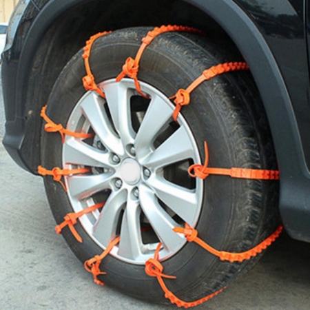 일회용 눈길 논슬립 케이블타이 체인 스노우체인 20p #4