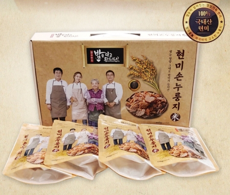 현미손누룽지 4P, 누룽지 선물세트 #3