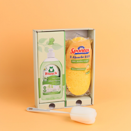 프로쉬 FSB 개구리 주방세제 스폰텍스 수세미 세척솔 3종 선물세트 3P #3