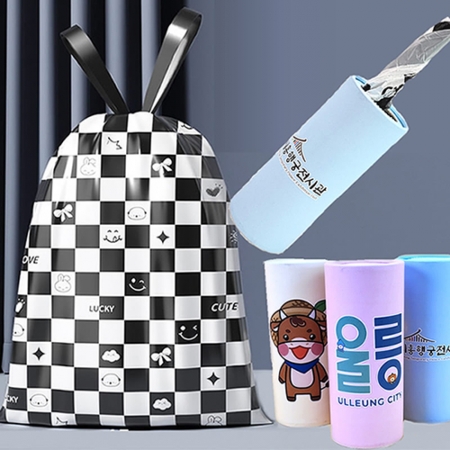 원통형 휴대용 비닐봉지 20매입 PCG01 #2