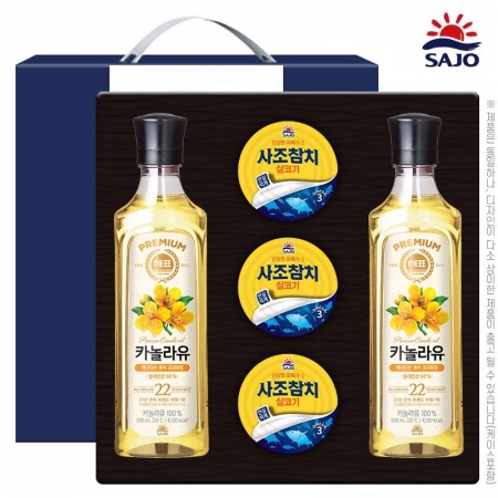명절선물세트 사조 오일혼합세트23호 해표카놀라유2개 참치3개 #2