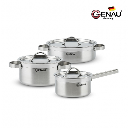 [독일제너] 통3중 IH 스텐냄비 3종C (16편수+20양수+24전골) #2