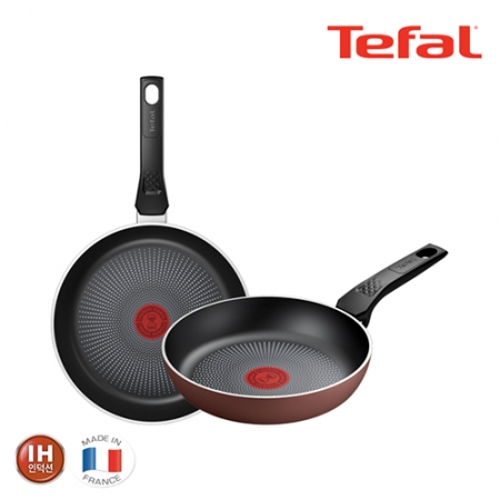 테팔 PTFE IH 뉴 셰프터치 2종세트 프라이팬 20cm + 24cm // 인덕션 가능