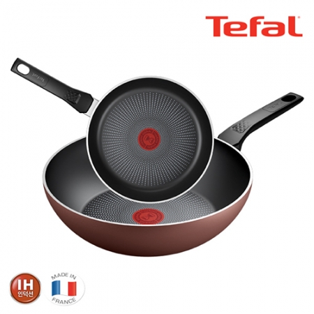 테팔 PTFE IH 뉴 셰프터치 2종세트 프라이팬 20cm + 볶음팬 28cm // 인덕션 가능 #2