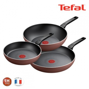 테팔 PTFE IH 뉴 셰프터치 3종세트 프라이팬 20cm + 30cm + 볶음팬 28cm // 인덕션 가능