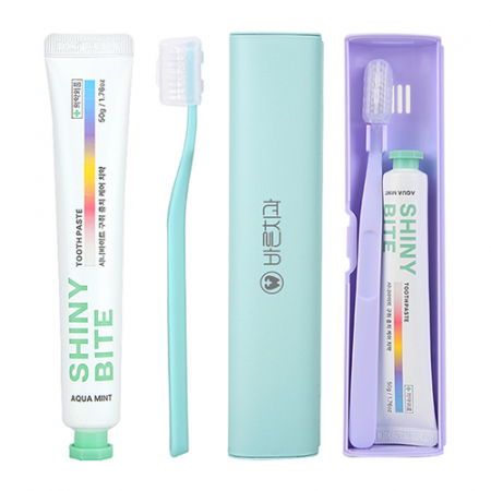 시니바이트 국산 칫솔 치약 여행용양치 세트 #2