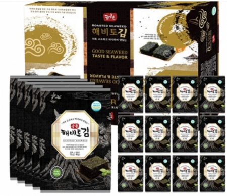 궁중 광천 김 전장5봉+도시락 12봉 김세트 선물/ 설날 추석 명절 선물 답례품 사은품 판촉  설선물 #2