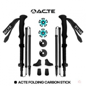 액트 AST-236 접이식 카본등산스틱 2개 1세트