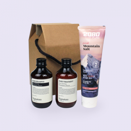 나드 샴푸 트리트먼트 핑크솔트치약 세트 #2