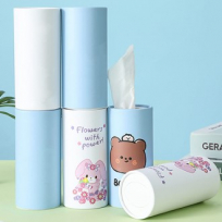 원통형 휴대용 휴지 50매, 60매입 PCG02