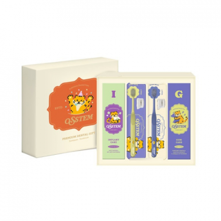 오스템(표랑이) 덴탈세트 치약2 / 칫솔2 #2