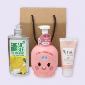 슈가버블 주방세제 핸드워시 핸드크림 3종세트