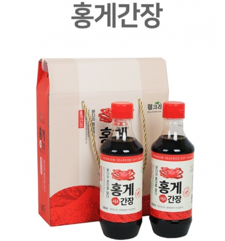 구룡포 홍게 간장 500mlX2 명절 선물 세트 설선물 추석선물 설날,  판촉물 사은품 답례품 단체 행사 선물세트 기프트 #3