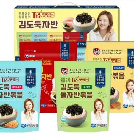 (아몬드 호두 새우 멸치 김도둑 돌자반 4종 ) 선물 세트 설 선물 명절 선물 설날/ 추석선물 사은품 결혼 답례품 판촉 기념 기프트 /김세트 김선물 문의 #2