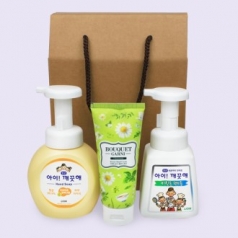 아이깨끗해 용기 250ml 2개 + 핸드크림 세트