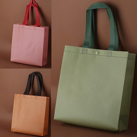 똑딱이 부직포 가방 대형 44X42X12cm (MB04) #2