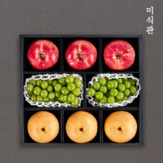 스페셜 과일혼합세트 2호, 사과3과 + 배3과 + 샤인2수, 총4.3kg내외, 10+1