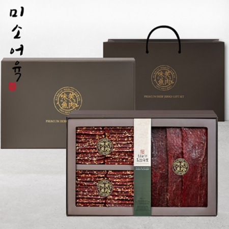 호주산 소고기 복합육포 선물세트, 150gx2개 + 70gx3개, 10+1 #2