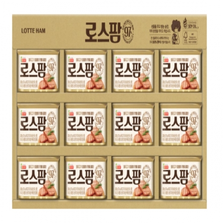 롯데햄 로스팜97 2 12호 에코 선물세트, 로스팜97 200gx12개, 10+1 #2