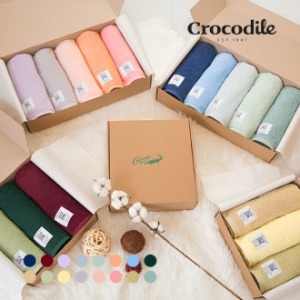 크로커다일 시그니처 타올 5매세트 220g