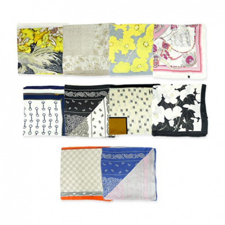 모던디자인 사계절 사각 스카프, 손수건 멀티 사각 머플러 #2