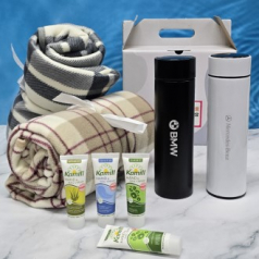 카밀핸드크림 + 망토 담요 + 텀블러 무릎담요 무릅담요 극세사담요 선물 사은품, 방한 용품 답례품 기념품 명절 선물 설선물 설날
