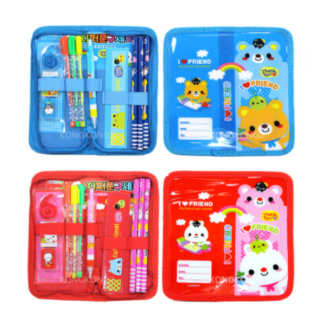 필통파우치 변신필통 문구류 천필통 초등필통 어린이선물 새학기선물 학용품세트 #2