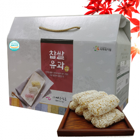 찹쌀유과 대형 1440g, 10+1 #2