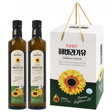 햇살담은 해바라기유세트500mlx2P 유리병 #2