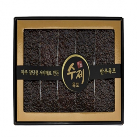 파주 장단콩 서리태 한우육포세트350g, 10+1 #2