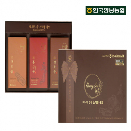 한국양봉농협 허니젠스틱 10개입x3종, 10+1 #2