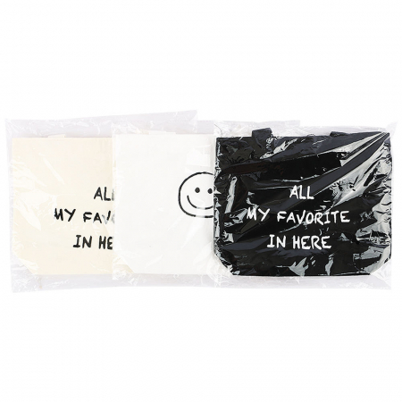 스마일 미니 에코백 캔버스백 보조가방 학원가방 #5