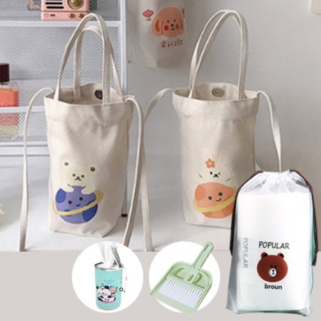 초등학교 입학 실속선물세트 에코백 보조가방 인싸캔물티슈 쓰레받이세트 선물포장 실속세트 #2