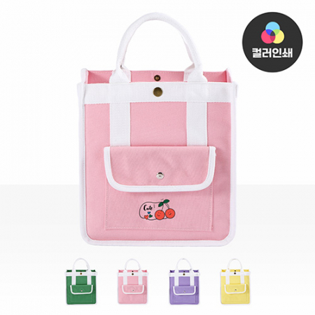 토트 에코백 더블 포켓 #2