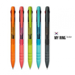 마이링 3색 니들펜 0.7mm