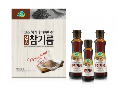 25년 설 참기름 3종 선물세트 // 개별 박스 손잡이 #2