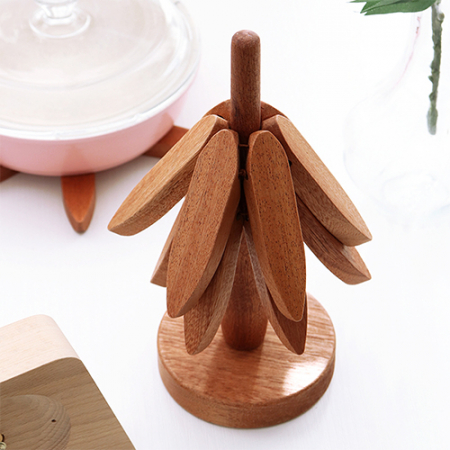 원목 트리 냄비받침대 #4