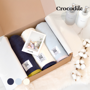 크로커다일 투톤보다 타올 3매세트 200g