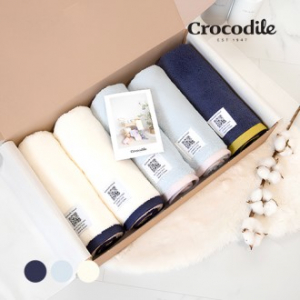 크로커다일 투톤보다 타올 5매세트 200g