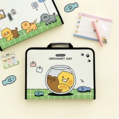 캐릭터 오디너리 손잡이 지퍼파일