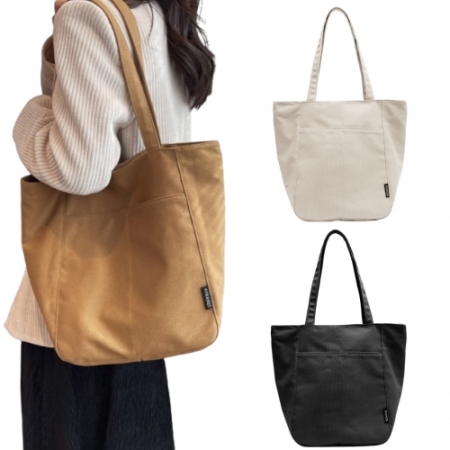 다온 투포켓 캔버스에코백 지퍼에코백 빅사이즈 에코백 #2