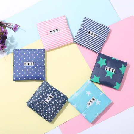 패턴 포켓형 장바구니 포켓장바구니 시장가방 쇼핑백 // 인쇄가능 #7